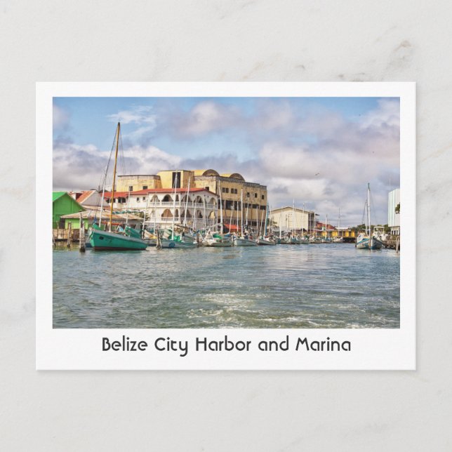 Cartão Postal Cartão-postal da cidade de Belize (Frente)