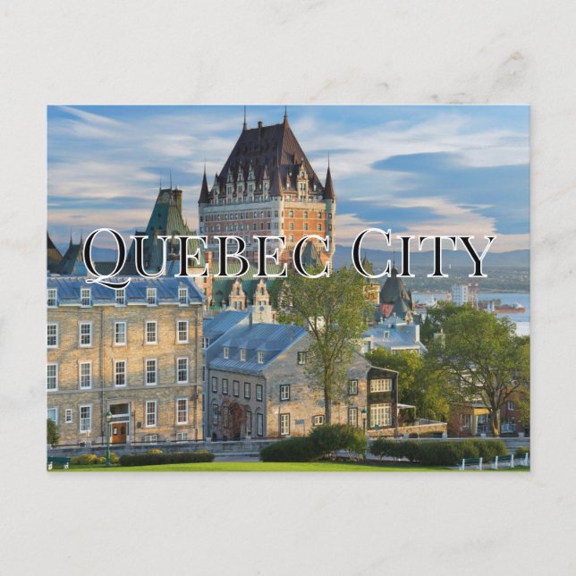 CARTÃO POSTAL CARTÃO-POSTAL DA CIDADE DE QUEBEC (Frente)