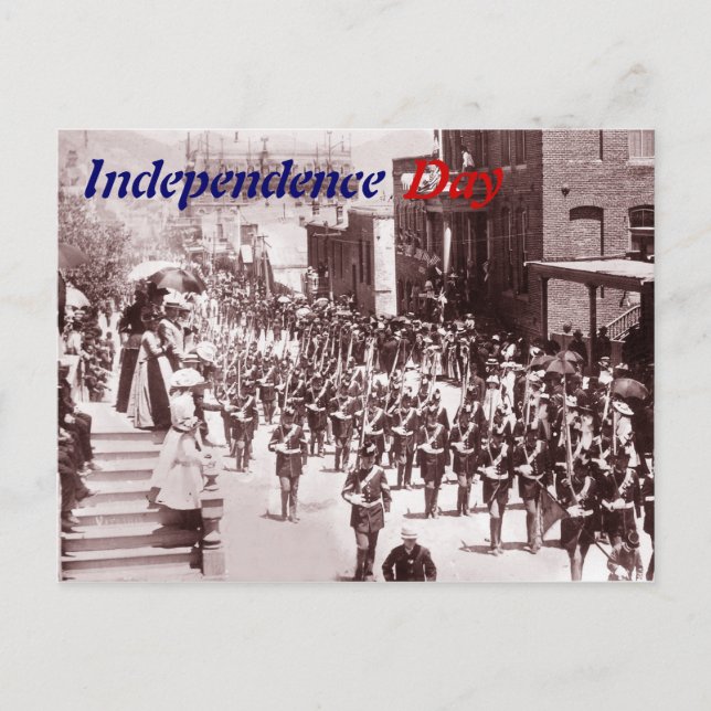 Cartão Postal Cartão-postal da Cidade de Virgínia do mês de julh (Frente)