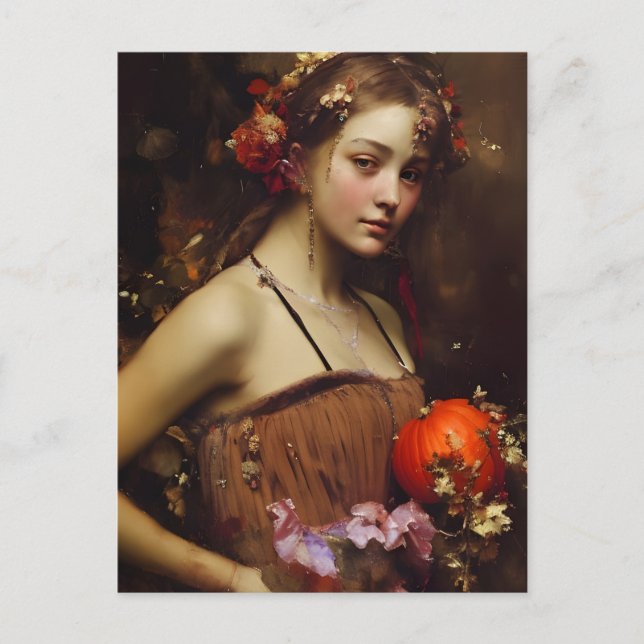 Cartão Postal Cartão-postal da Colheita de outono (Frente)