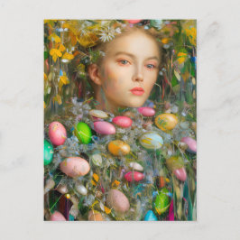 Cartão Postal Cartão-postal da Deusa páscoa