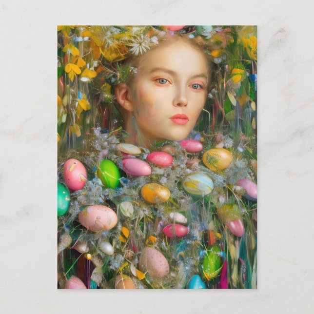 Cartão Postal Cartão-postal da Deusa páscoa (Frente)