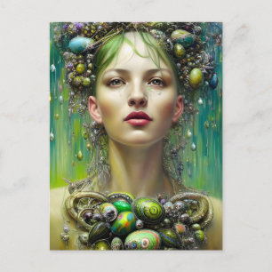 Cartão Postal Cartão-postal da Deusa páscoa