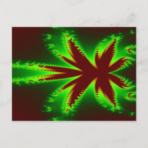 Cartão Postal Cartão-postal da Dragonfly no Flames