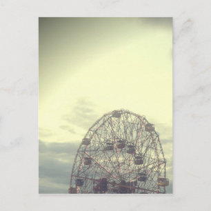 Cartão Postal Cartão-postal da Dreamy Carnival Ferris Wheel