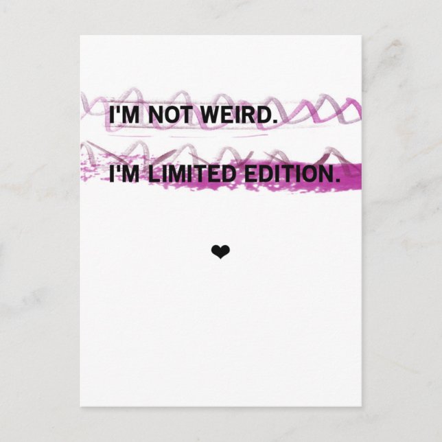 Cartão Postal Cartão-postal da Edição Limitada (Frente)
