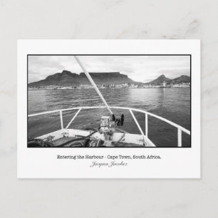 Cartão Postal Cartão-postal da embarcação que entra na Mesa