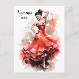 Cartão Postal Cartão-postal da Espanha de dança Flamenco - Mundo