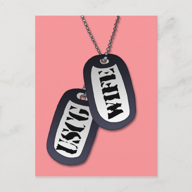 Cartão Postal Cartão-postal da Esposa USCG (Frente)