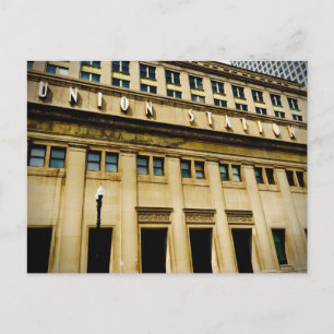 Cartão Postal Cartão-postal da Estação Union de Chicago
