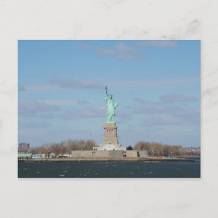 Cartão Postal Cartão-postal da Estátua da Liberdade Ellis