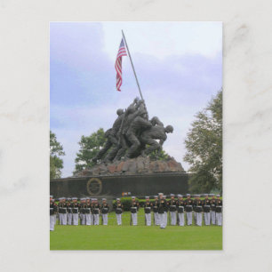 Cartão Postal Cartão-postal da Estátua de Iwo Jima