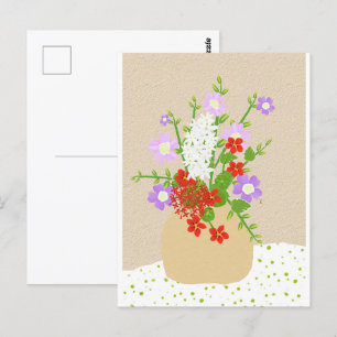 Cartão Postal Cartão-postal da Flor