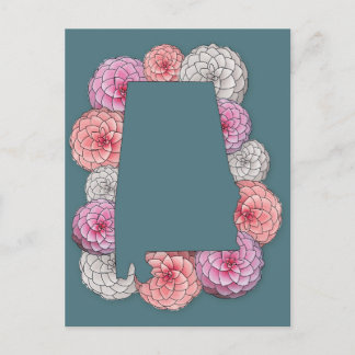 Cartão Postal Cartão-postal da Flor do Estado do Alabama