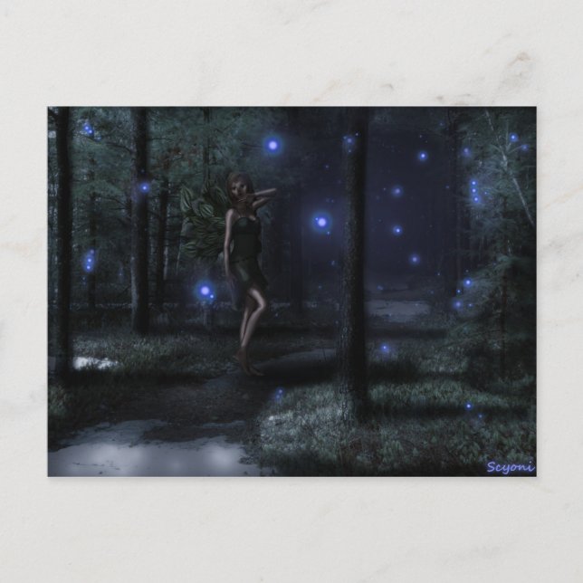 Cartão Postal Cartão-postal da Floresta Látea (Frente)