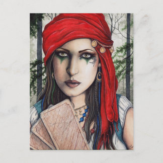 Cartão Postal Cartão-postal da Fortune Teller Tarot