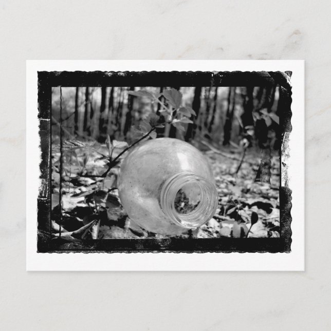Cartão Postal Cartão-postal da garrafa de terra (Frente)