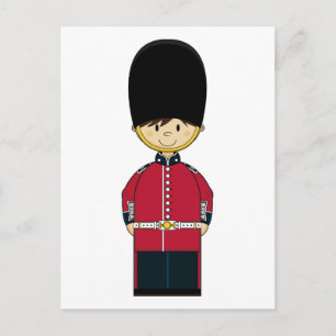 Cartão Postal Cartão-postal da Guarda Real Britânica