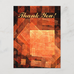 Cartão Postal Cartão-postal da janela Obrigado