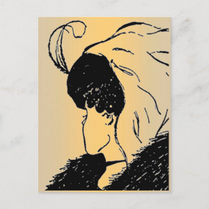 Cartão Postal Cartão-postal da jovem e velha mulher