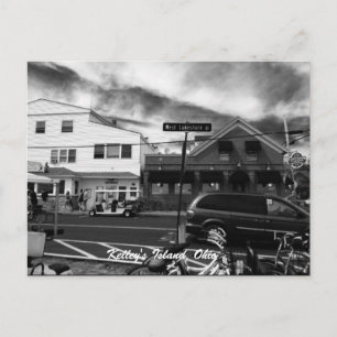 Cartão Postal Cartão-postal da Kelley's Island, Ohio Street