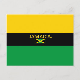 Cartão Postal Cartão-postal da linda bandeira da Jamaica