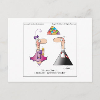 Cartão Postal Cartão-postal da LOVE CHURCH em April McCallum