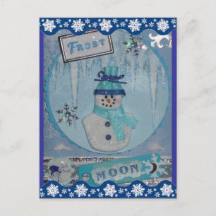 Cartão Postal Cartão-postal da Lua Frost