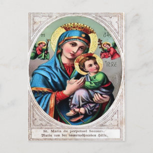 Cartão Postal Cartão-postal da Mãe Mary