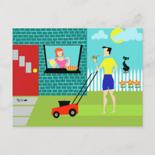 Cartão Postal Cartão-postal da manhã de sábado