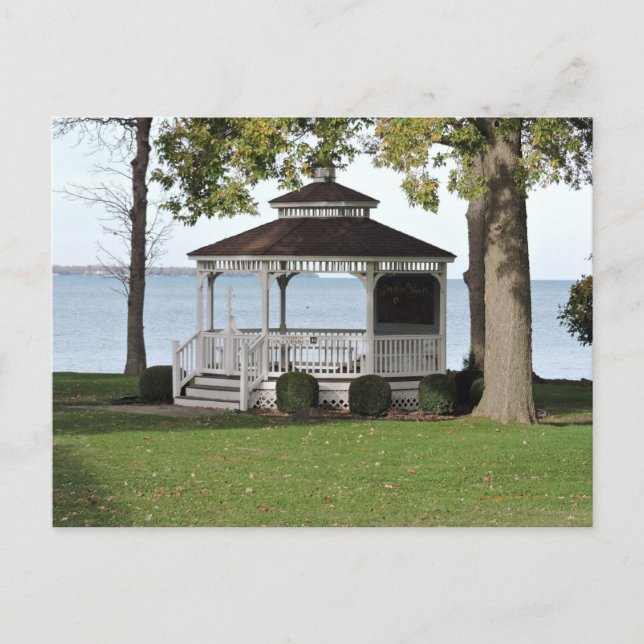 Cartão Postal Cartão-postal da Marblehead Gazebo (Frente)