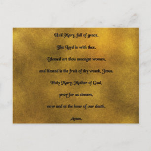 Cartão Postal Cartão-postal da Mary de Ave