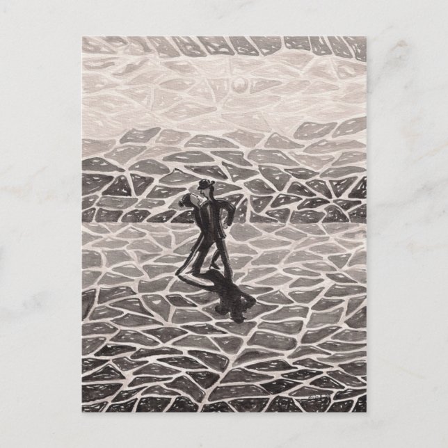 Cartão Postal Cartão-postal da Meia-Noite Tango (Frente)