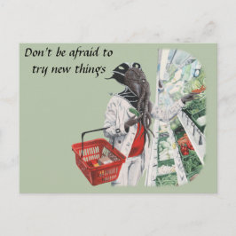 Cartão Postal Cartão-postal da Mente Flayer Comprando Fantasia