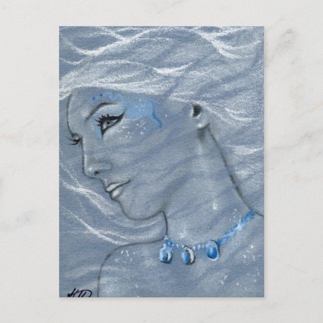 Cartão Postal Cartão-postal da Mermaid Cordelia (Frente)