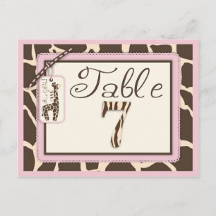 Cartão Postal Cartão-postal da Mesa Safari Girl 7