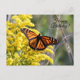 Cartão Postal Cartão-postal da Monarca Feliz Aniversário