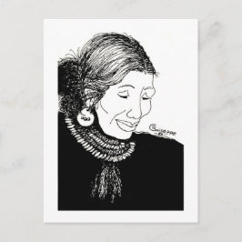 Cartão Postal Cartão-postal da mulher indiana