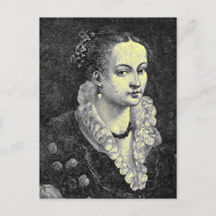Cartão Postal Cartão-postal da Mulher Medieval