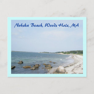 Cartão Postal Cartão-postal da Nobska Beach Woods Hole MÃE