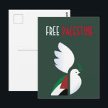 Cartão Postal Cartão-postal da Palestina Livre - Sensibilização<br><div class="desc">Cartão-postal da Palestina Livre - Consciência dos Direitos Humanos e Arte de Solidariedade Mostre seu apoio e aumente a conscientização com este cartão-postal ousado e significativo "Palestina Livre". Apresentando um design impactante e uma mensagem forte, é perfeito para compartilhar com amigos, exibir em espaços de protesto ou colecionar como uma...</div>