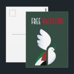 Cartão Postal Cartão-postal da Palestina Livre - Sensibilização<br><div class="desc">Cartão-postal da Palestina Livre - Consciência dos Direitos Humanos e Arte de Solidariedade Mostre seu apoio e aumente a conscientização com este cartão-postal ousado e significativo "Palestina Livre". Apresentando um design impactante e uma mensagem forte, é perfeito para compartilhar com amigos, exibir em espaços de protesto ou colecionar como uma...</div>