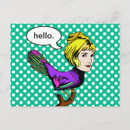Cartão Postal Cartão-postal da Parceira Antropomorfina de Harpy