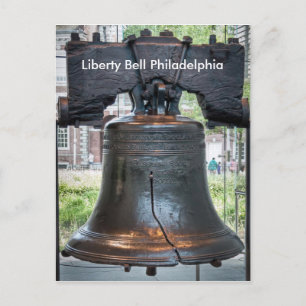 Cartão Postal Cartão-postal da Pensilvânia Liberty Bell Philad