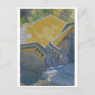 Cartão Postal Cartão-postal da pintura a aquarela, Cascais Stai