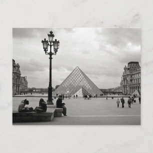 Cartão Postal Cartão-postal da Pirâmide de Vidro do Louvre