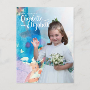 Cartão Postal Cartão-postal da Princesa Charlotte Elizabeth 7 Bi