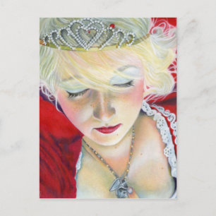 Cartão Postal Cartão-postal da princesa do coração para sempre