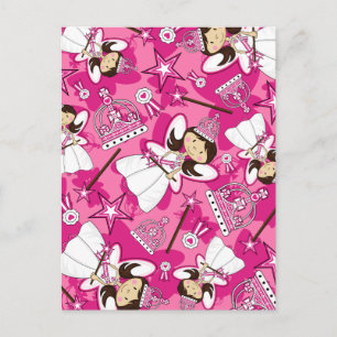 Cartão Postal Cartão-postal da Princesa Real Cute