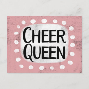 Cartão Postal Cartão-postal da Rainha Cheer